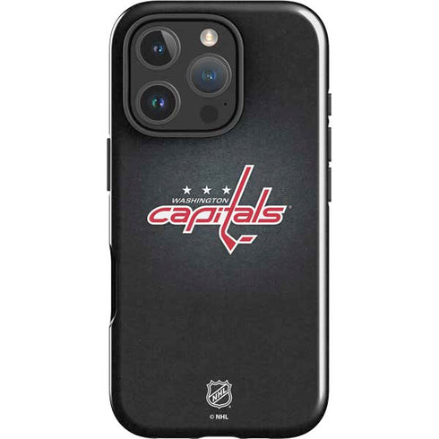 NHL Washington Capitals Black Background iPhone 16 Pro Impact Case
